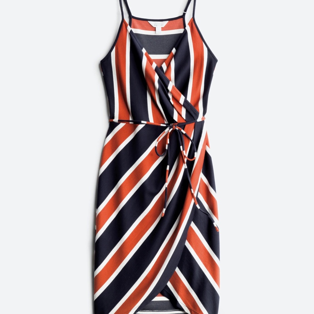 Faux wrap dress